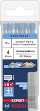 Vrták EXPERT HEX-9 Multi Construction, 4 × 45 × 90 mm