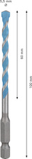 Vrták EXPERT HEX-9 Multi Construction, 5,5 × 60 × 100 mm