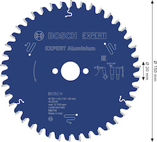 Pilový kotouč EXPERT Aluminium pro okružní pilu, 150 × 2,6/1,6 × 20 mm, T42
