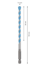 Vrták EXPERT HEX-9 Multi Construction, 7 × 90 × 150 mm