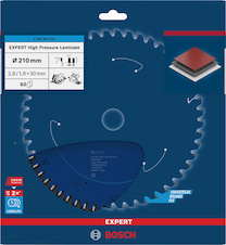 Pilový kotouč EXPERT High Pressure Laminate, 210 × 2,8/1,8 × 30 mm, T60