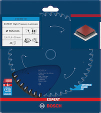 Pilový kotouč EXPERT High Pressure Laminate, 165 × 2,6/1,6 × 20 mm, T48
