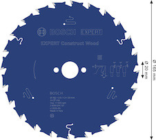 Pilový kotouč EXPERT Construct Wood, 165 × 2/1,3 × 20 mm, T24