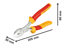 Boční štípací kleště s velkou pákou VDE, 200 mm