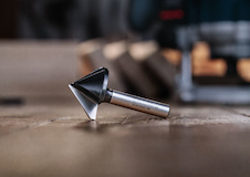 Drážkovací fréza tvaru V PRO, 60° × Ø 11, stopka 8 mm