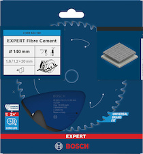 Pilový kotouč EXPERT Fibre Cement, 140 × 1,8/1,2 × 20 mm, T4