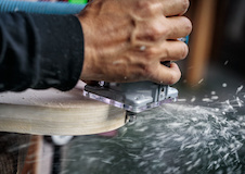 Zarovnávací fréza se spodním ložiskem PRO, Ø 9,5 × D 13,7, stopka 6 mm
