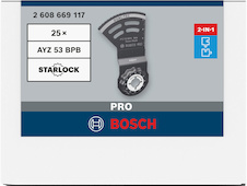 Pilový list PRO AYZ 53 BPB Dual-Tec, 53 x 40 mm, 25 kusů