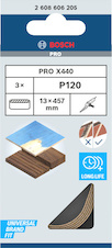 Brusný pás PRO X440, 13 × 457 mm, G120, 3 ks