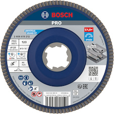 Lamelový brusný kotouč PRO X571, rovné provedení, 125 mm, G120, X-Lock