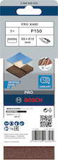 Brusný pás PRO X440, 65 × 410 mm, G150, 3 ks