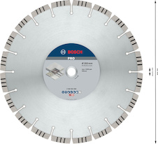 Diamantový kotouč PRO Concrete, 350 × 20/25,4 mm