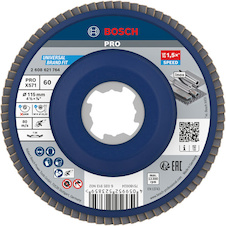 Lamelový brusný kotouč PRO X571, lomené provedení, 115 mm, G60, X-Lock