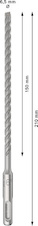 Vrták do betonu PRO SDS plus-5X, 6,5 × 150 × 210 mm, 10 ks