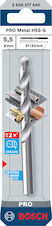 Vrták do kovu PRO Metal HSS-G, 5,5 × 57 × 93 mm
