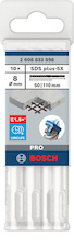 Vrták do betonu PRO SDS plus-5X, 8 × 50 × 110 mm, 10 ks