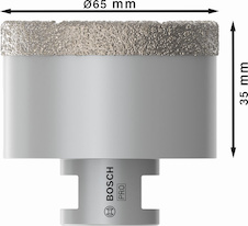 Vrtací korunka pro suché vrtání PRO Ceramic dry, 65 × 35 × 14 mm