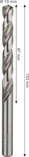 Vrták do kovu PRO Metal HSS-G, 10 × 87 × 133 mm