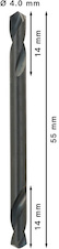 Oboustranný vrták do kovu PRO Metal HSS-G, 4 × 14 × 55 mm, 10 ks