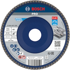 Lamelový brusný kotouč PRO X571, rovné provedení, 125 mm, G40