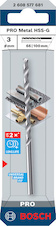 Vrták do kovu PRO Metal HSS-G, 3 × 66 × 100 mm