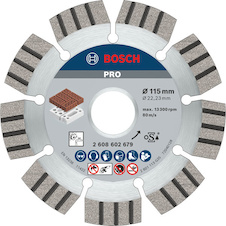 Diamantový kotouč PRO Abrasive, 115 × 22,23 mm