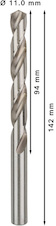 Vrták do kovu PRO Metal HSS-G standardní délky, 11 × 94 × 142 mm, 5 ks