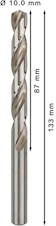 Vrták do kovu PRO Metal HSS-G standardní délky, 10 × 87 × 133 mm, 5 ks
