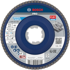 Lamelový brusný kotouč PRO X571, lomené provedení, 115 mm, G40, X-Lock