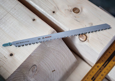 Pilový plátek pro přímočaré pily PRO Wood precise T1044DP 250 mm, 3 ks