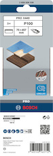 Brusný pás PRO X440, 75 × 457 mm, G100, 3 ks