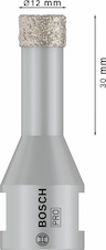 Vrtací korunka pro suché vrtání PRO Ceramic dry, 12 × 30 × 14 mm