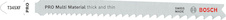 Pilový plátek pro přímočaré pily PRO Multi Material thick and thin T345XF, 132 mm, 25 ks