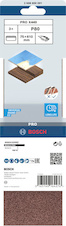 Brusný pás PRO X440, 75 × 610 mm, G80, 3 ks