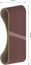 Brusný pás PRO X440, 100 × 560 mm, G40, 3 ks