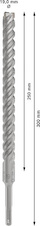 Vrták do betonu PRO SDS plus-5X, 19 × 250 × 300 mm
