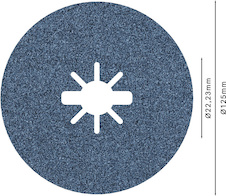 Fíbrový kotouč PRO R574, X-Lock, 125 mm, P60