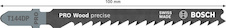 Pilový plátek pro přímočaré pily PRO Wood precise T144DP 100 mm, 5 ks