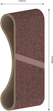 Brusný pás PRO X440, 100 × 560 mm, G80, 3 ks