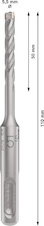 Vrták do betonu PRO SDS plus-5X, 5,5 × 50 × 110 mm