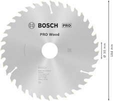 Pilový kotouč PRO Wood pro okružní pilu, 184 × 2,6 × 30 mm, T36