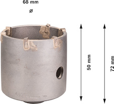 Vrtací korunka PRO SDS plus-5 Core Cutter, 68 × 50 × 80 mm