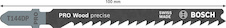 Pilový plátek pro přímočaré pily PRO Wood precise T144DP 100 mm, 100 ks
