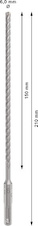 Vrták do betonu PRO SDS plus-5X, 6 × 200 × 260 mm