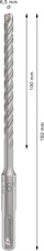 Vrták do betonu PRO SDS plus-5X, 6,5 × 100 × 160 mm