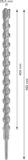 Vrták do betonu PRO SDS plus-5X, 25 × 400 × 450 mm