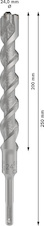 Vrták do betonu PRO SDS plus-5X, 24 × 200 × 250 mm
