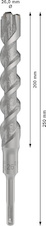 Vrták do betonu PRO SDS plus-5X, 26 × 200 × 250 mm