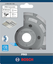 Brusná hlava PRO Concrete, 50 × 125 mm, 22,23 mm
