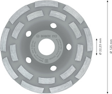 Brusná hlava PRO Concrete, 50 × 125 mm, 22,23 mm